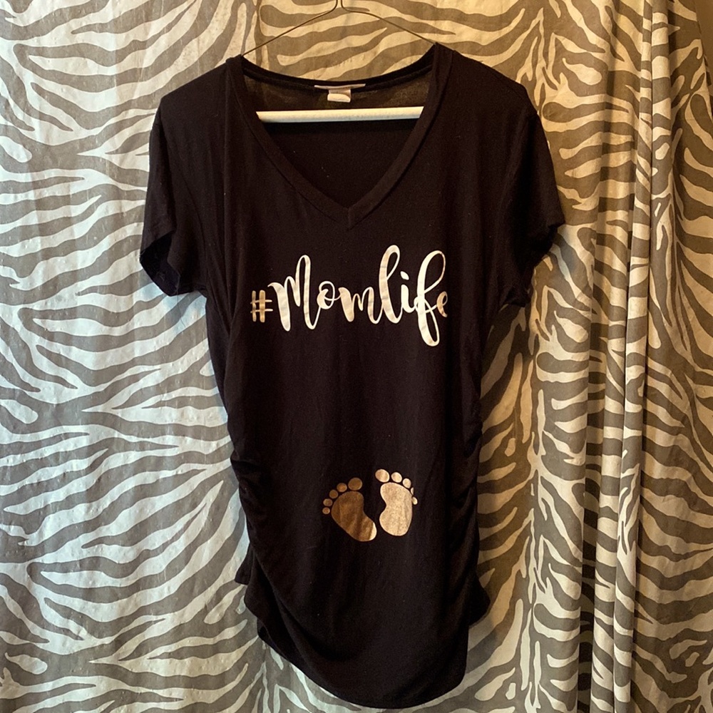 Maternity “Mom Life” shirt